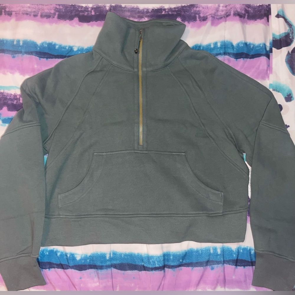NWT Lululemon Scuba Half-Zip Oversized Medium Forest XS/S